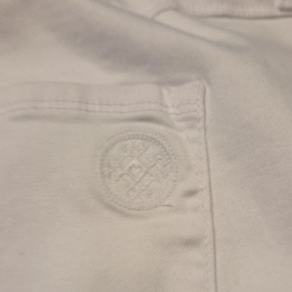 Laurie Felt Men's Relaxed White Jeans